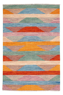 Tapis Kelim - Splash - 244 x 159 cm - multicolore