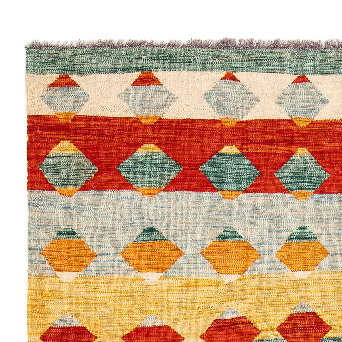 Tapis Kelim - Splash - 244 x 170 cm - multicolore