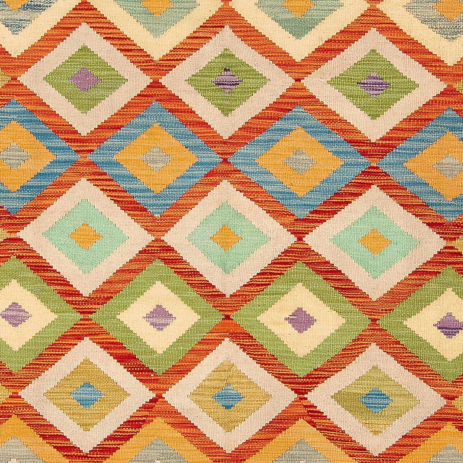 Tapis Kelim - Splash - 241 x 171 cm - multicolore