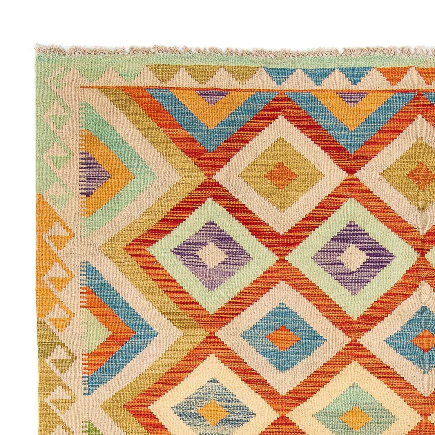 Tapis Kelim - Splash - 241 x 171 cm - multicolore