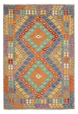 Tapis Kelim - Splash - 234 x 169 cm - multicolore