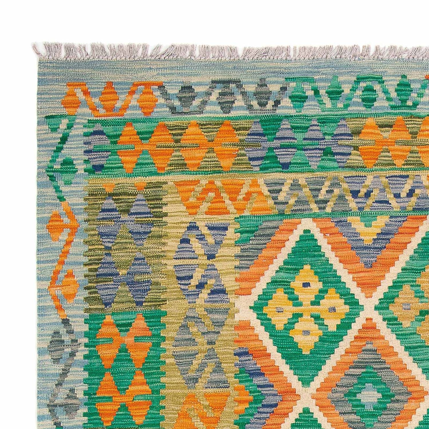 Tapis Kelim - Splash - 245 x 185 cm - multicolore