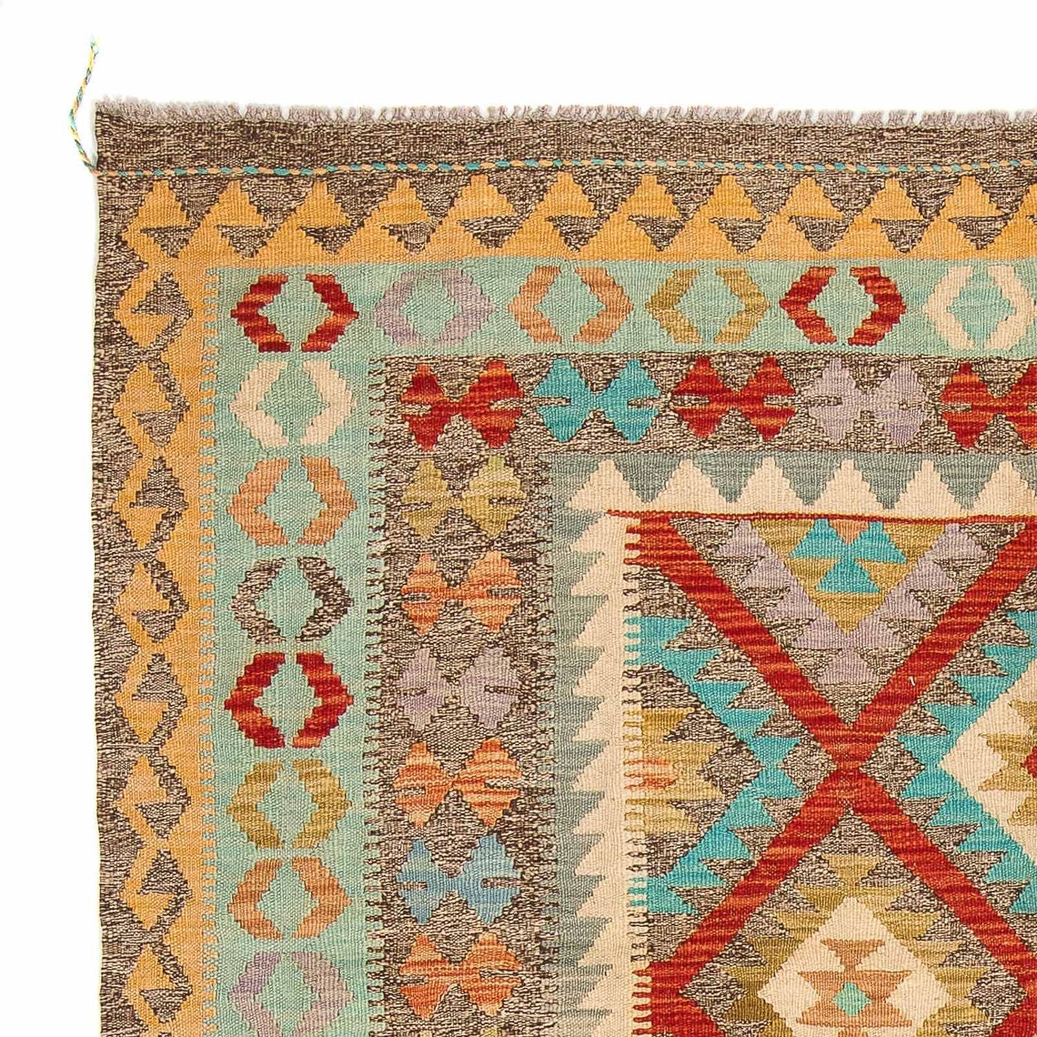 Tapis Kelim - Splash - 239 x 174 cm - multicolore