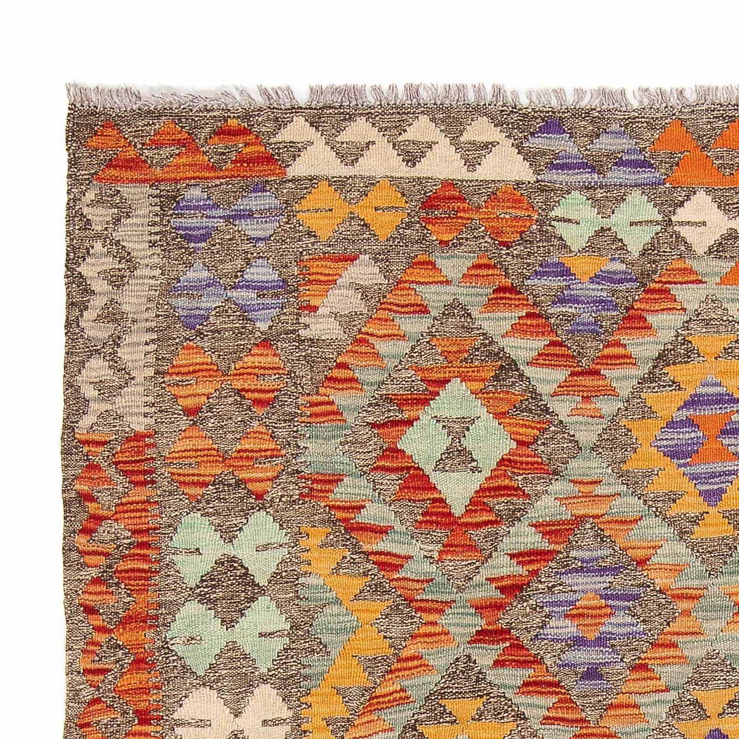 Tapis Kelim - Splash - 203 x 152 cm - multicolore