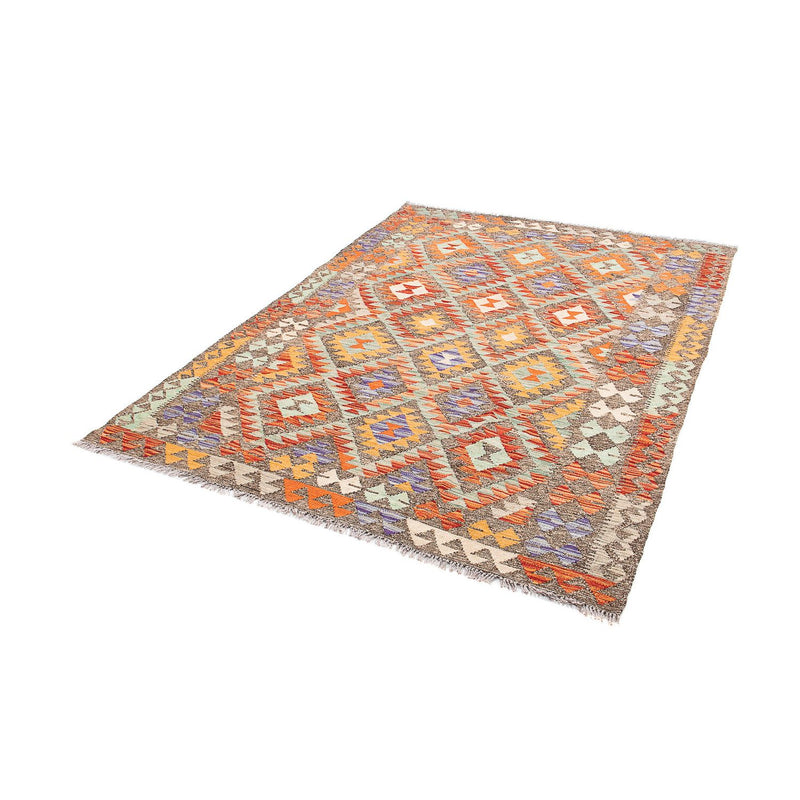 Tapis Kelim - Splash - 203 x 152 cm - multicolore