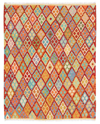 Tapis Kelim - Splash - 188 x 169 cm - multicolore