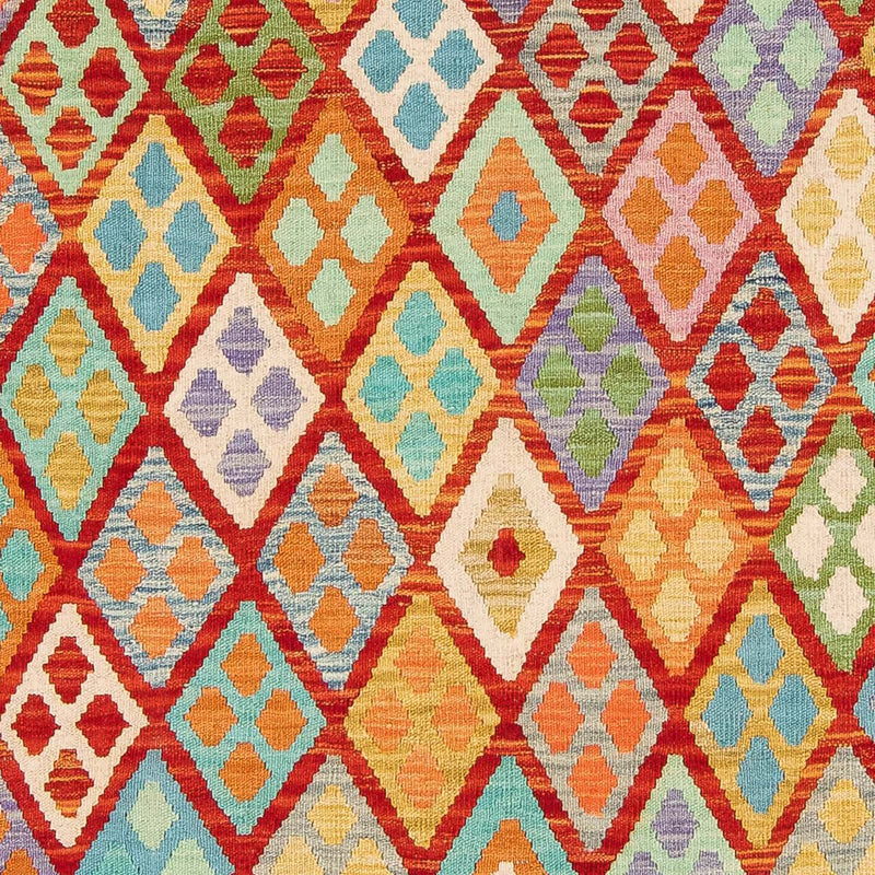 Tapis Kelim - Splash - 188 x 169 cm - multicolore