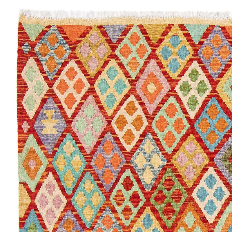 Tapis Kelim - Splash - 188 x 169 cm - multicolore