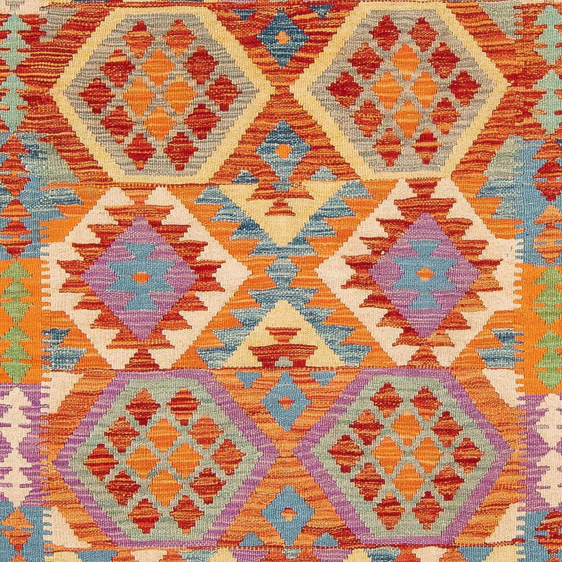 Tapis Kelim - Splash - 195 x 155 cm - multicolore