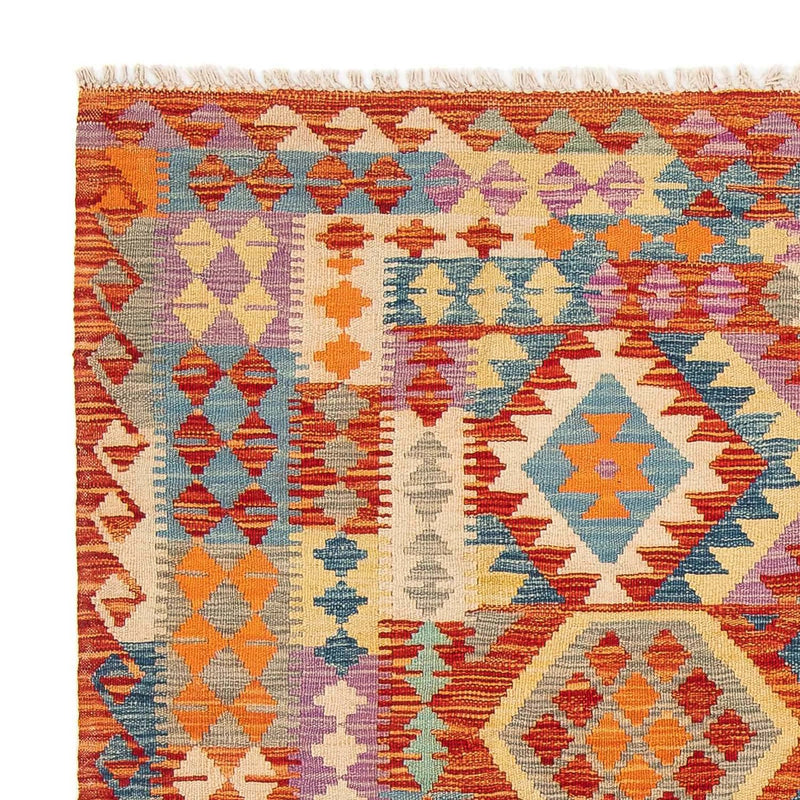 Tapis Kelim - Splash - 195 x 155 cm - multicolore