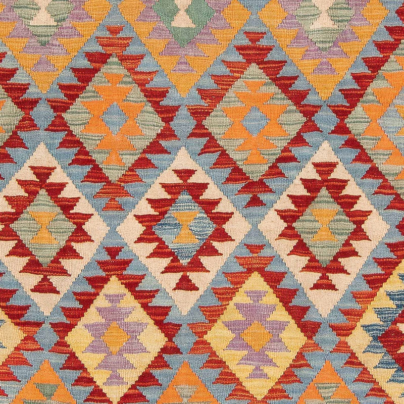 Tapis Kelim - Splash - 194 x 152 cm - multicolore