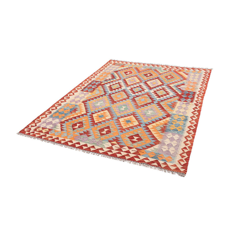Tapis Kelim - Splash - 194 x 152 cm - multicolore