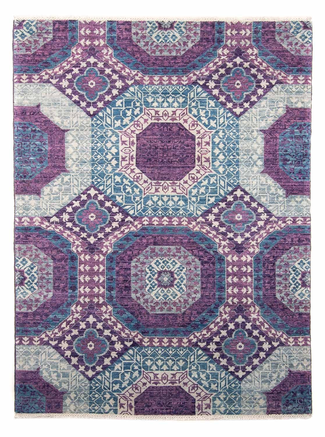 Tapis design - 210 x 156 cm - multicolore