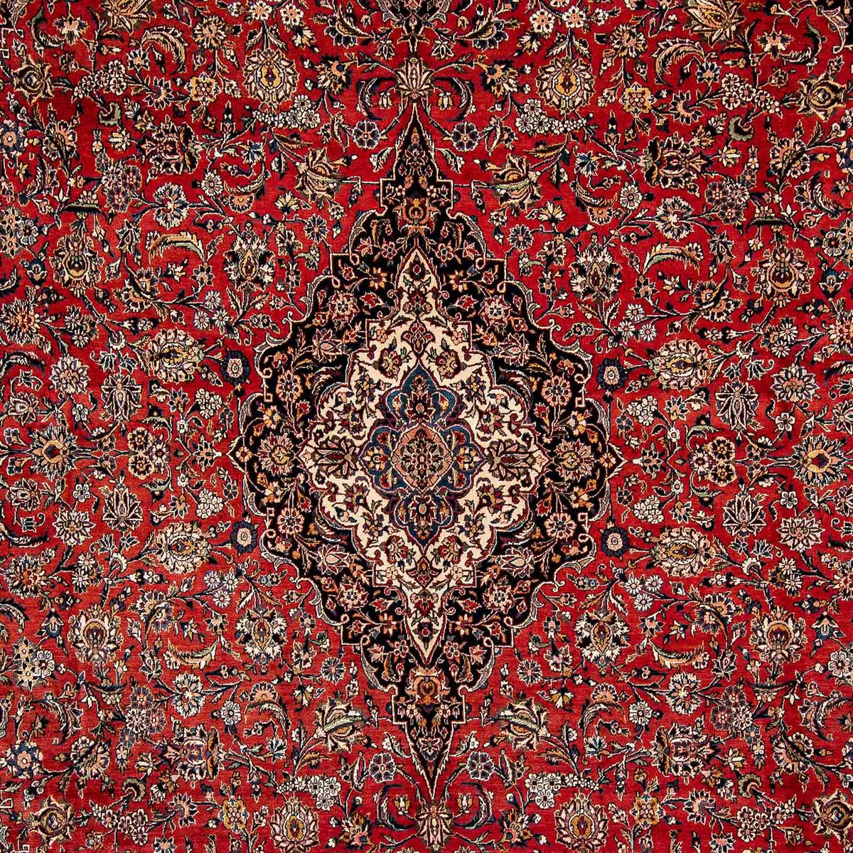 Tapis persan - Keshan - 445 x 330 cm - rouge