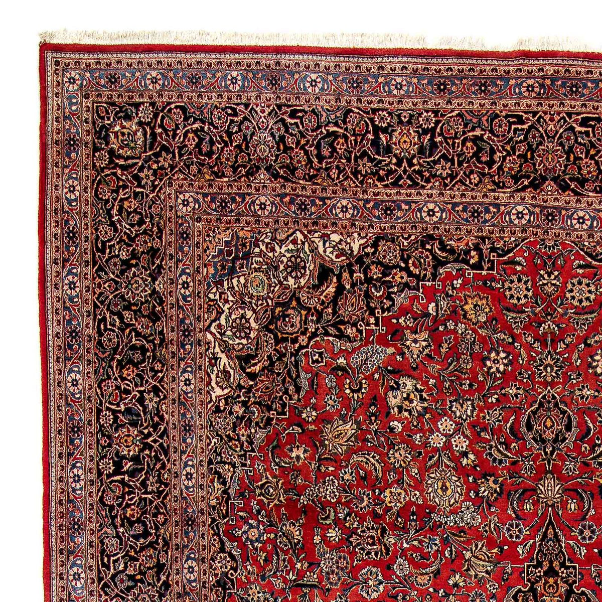 Tapis persan - Keshan - 445 x 330 cm - rouge