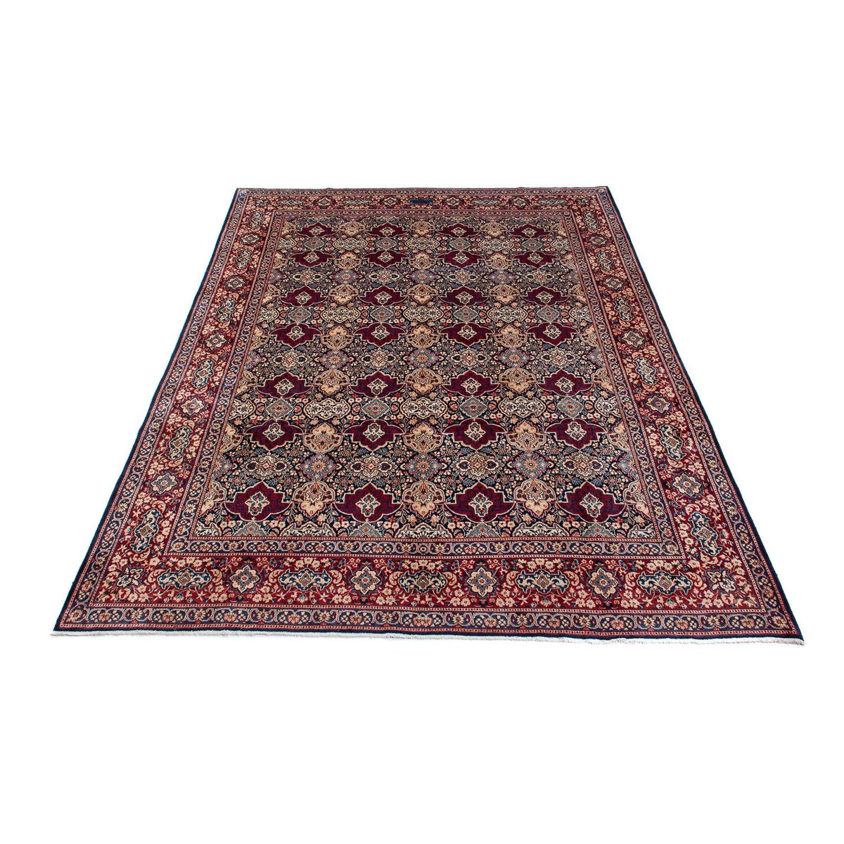 Tapis persan - Classique - 393 x 299 cm - rouge foncé