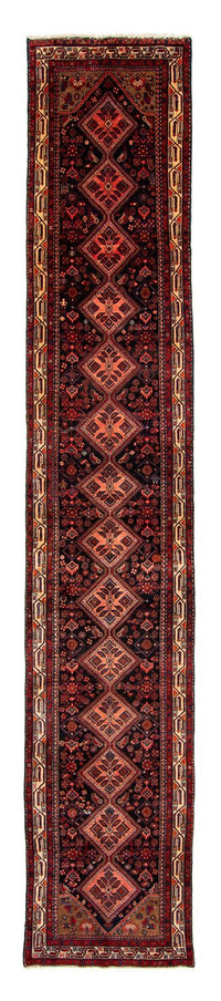 Tapis de couloir Tapis persan - Nomadic - 530 x 103 cm - rouge foncé