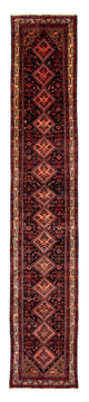 Tapis de couloir Tapis persan - Nomadic - 530 x 103 cm - rouge foncé