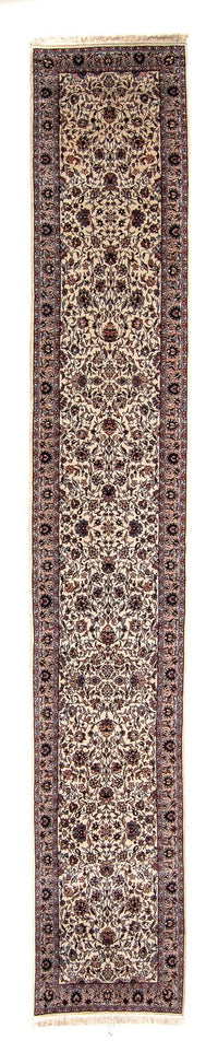 Tapis de couloir Tapis chinois - 460 x 81 cm - beige