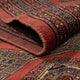 Tapis de couloir Tapis afghan - Boukhara - 400 x 63 cm - rouge foncé