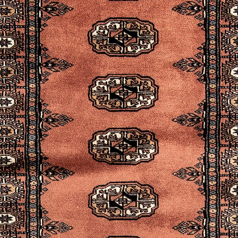 Tapis de couloir Tapis afghan - Boukhara - 404 x 77 cm - rouge clair