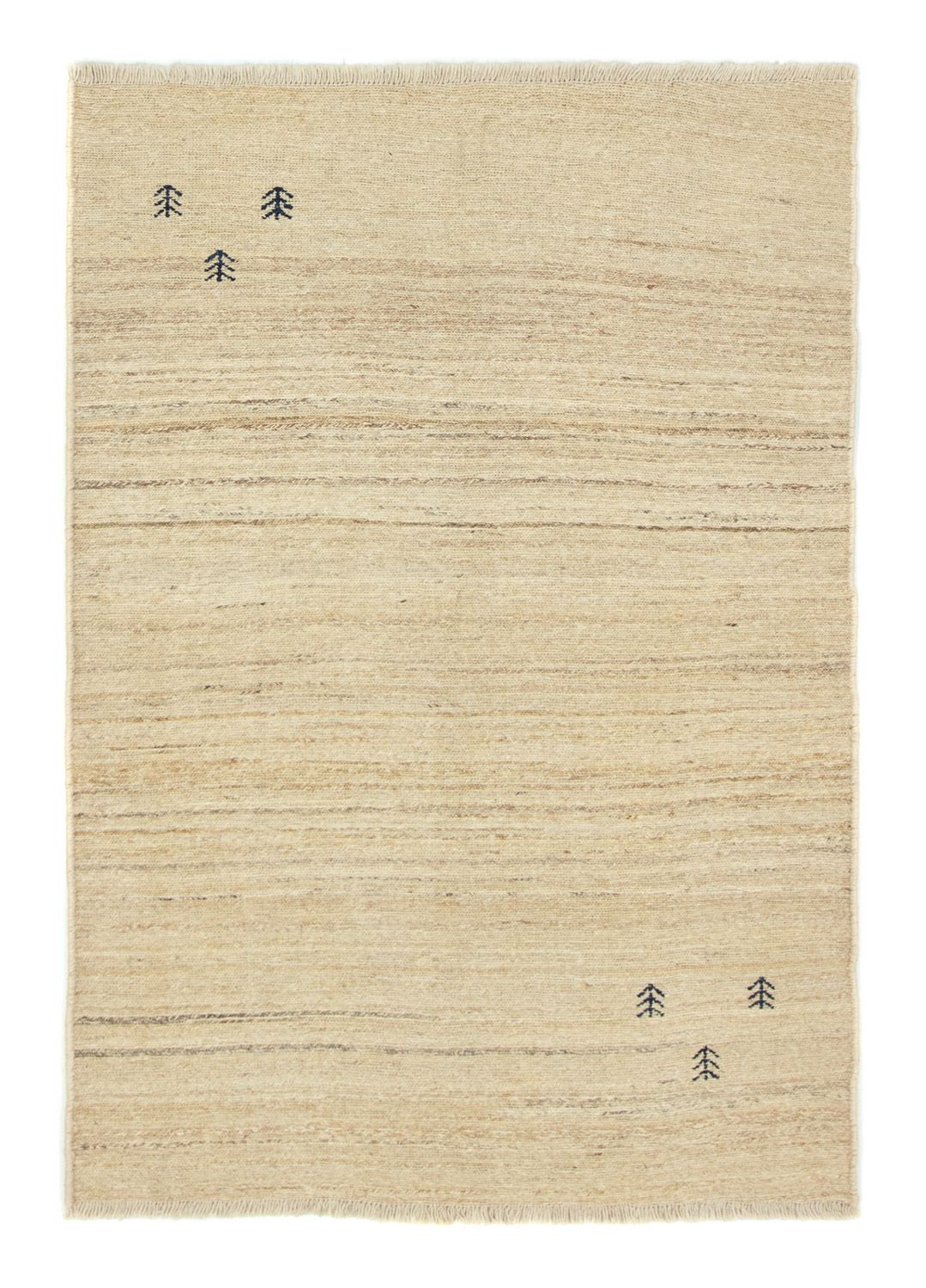 Tapis Gabbeh - Persan - 157 x 110 cm - beige