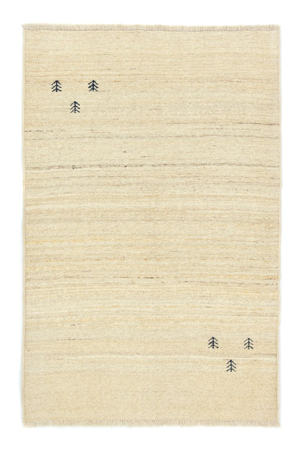 Tapis Gabbeh - Persan - 166 x 108 cm - beige