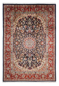 Tapis persan - Keshan - 299 x 205 cm - bleu foncé