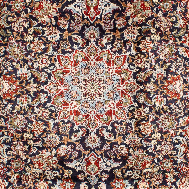 Tapis persan - Keshan - 299 x 205 cm - bleu foncé