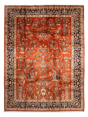 Tapis persan - Keshan - 276 x 215 cm - rouille