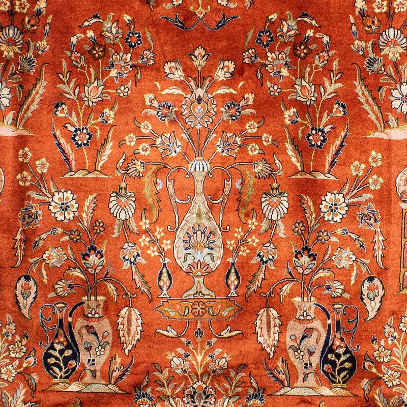 Tapis persan - Keshan - 276 x 215 cm - rouille