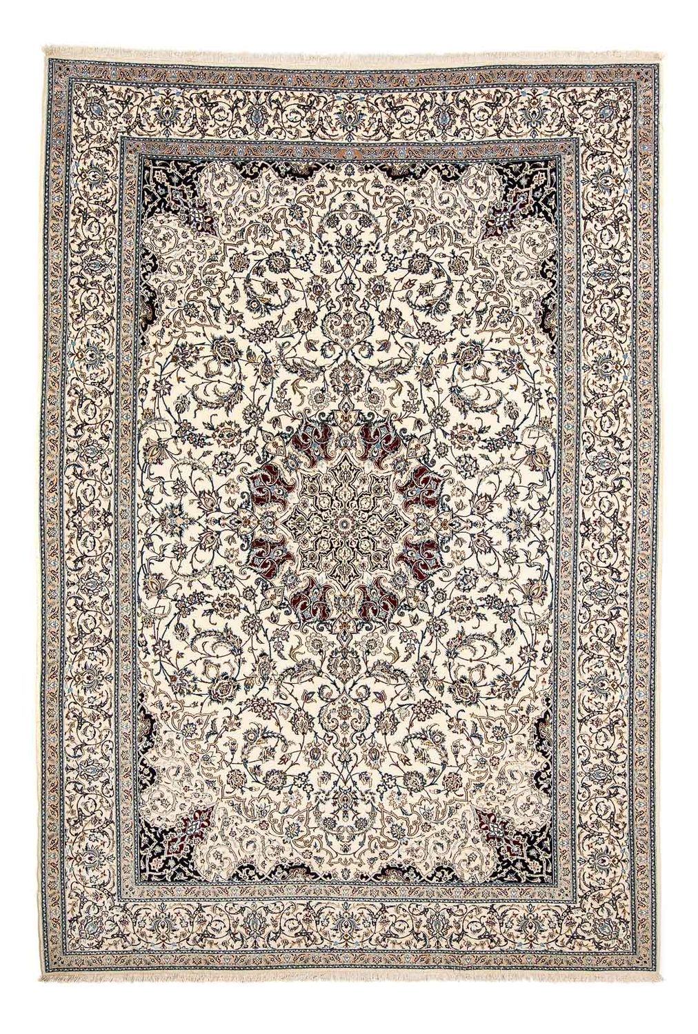 Tapis persan - Nain - Premium - 310 x 208 cm - beige