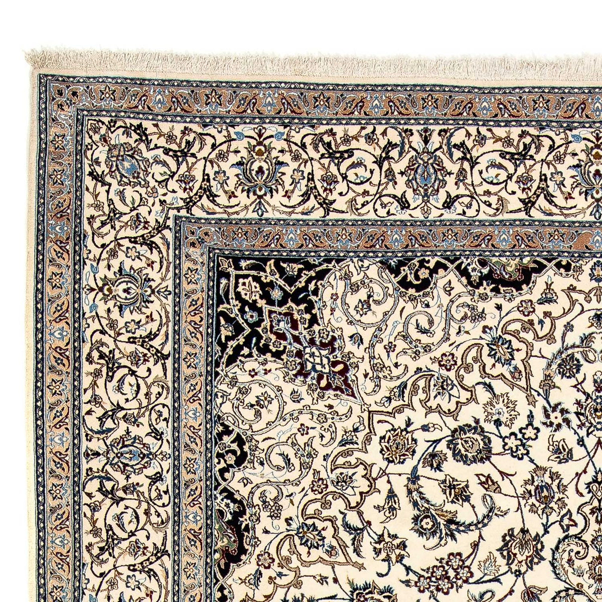 Tapis persan - Nain - Premium - 310 x 208 cm - beige