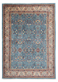Tapis persan - Nomadic - 307 x 219 cm - bleu de mer