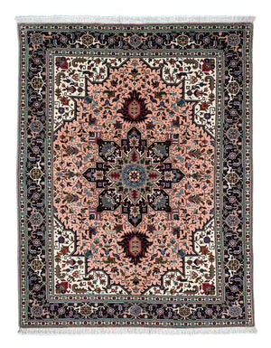 Tapis persan - Tabriz - Premium - 202 x 147 cm - rouge clair