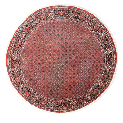 Tapis persan - Bidjar ronde  - 300 x 300 cm - rouge