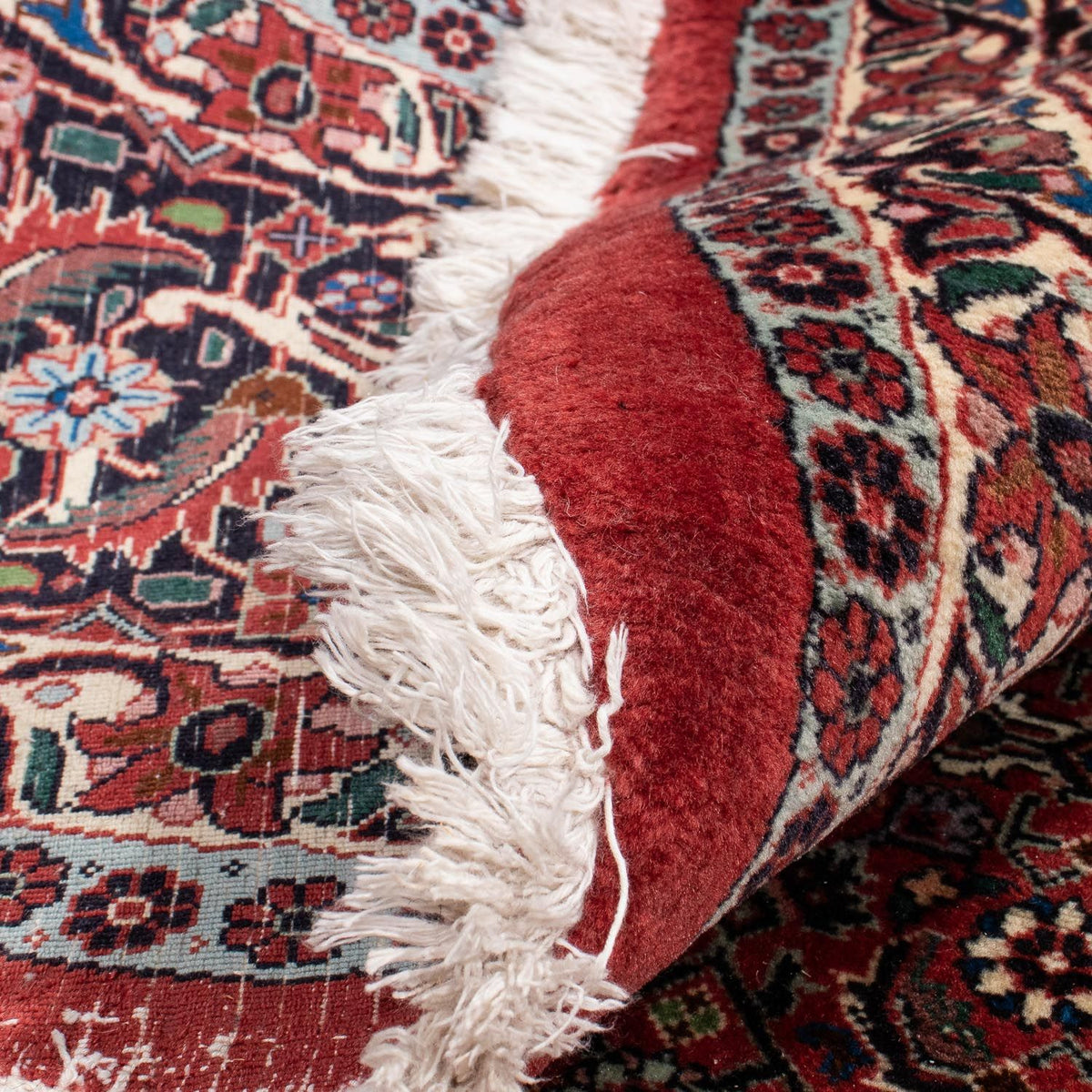 Tapis persan - Bidjar ronde  - 300 x 300 cm - rouge