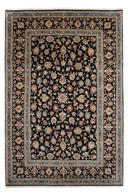 Tapis persan - Classique - 296 x 193 cm - bleu foncé