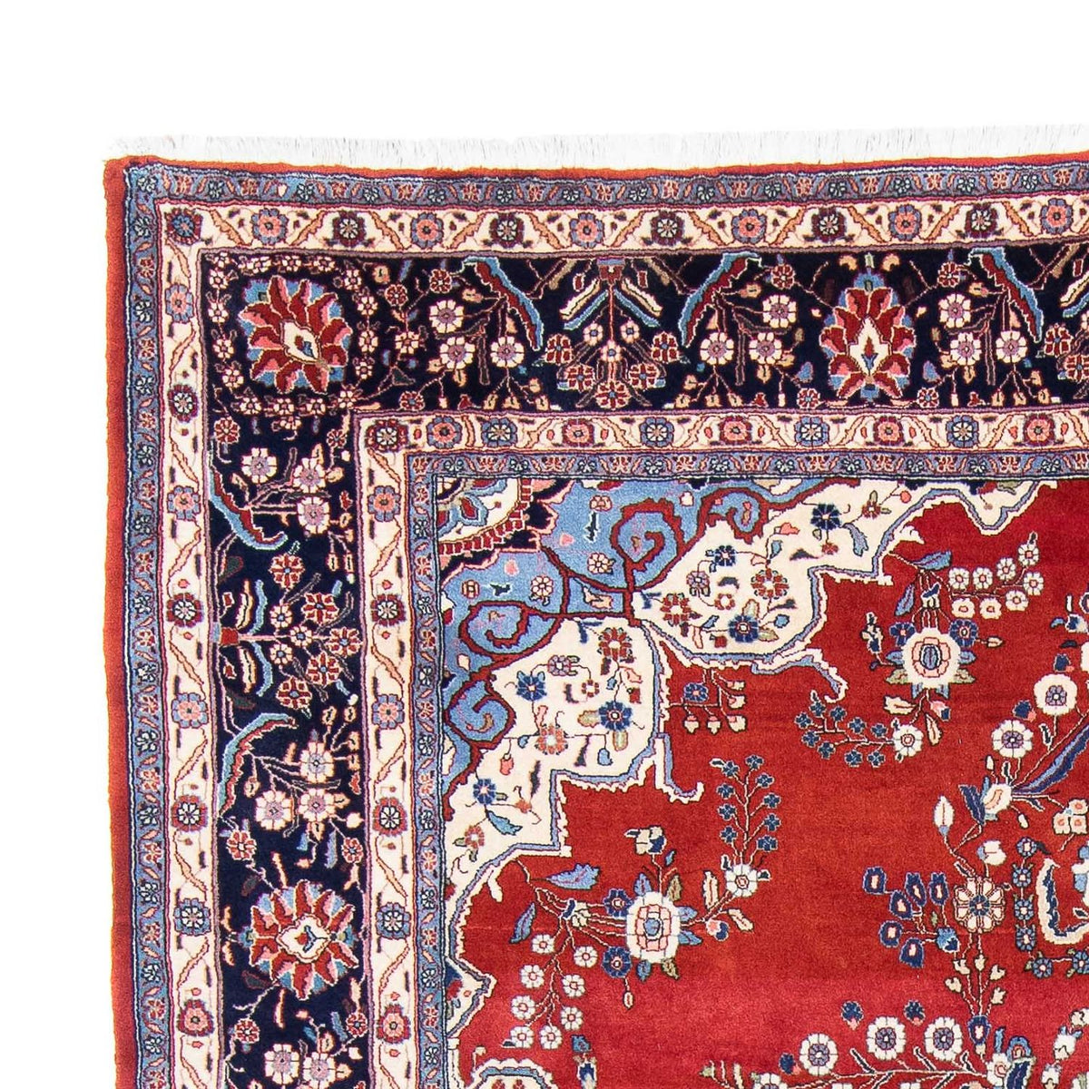 Tapis persan - Keshan - 315 x 210 cm - rouge foncé