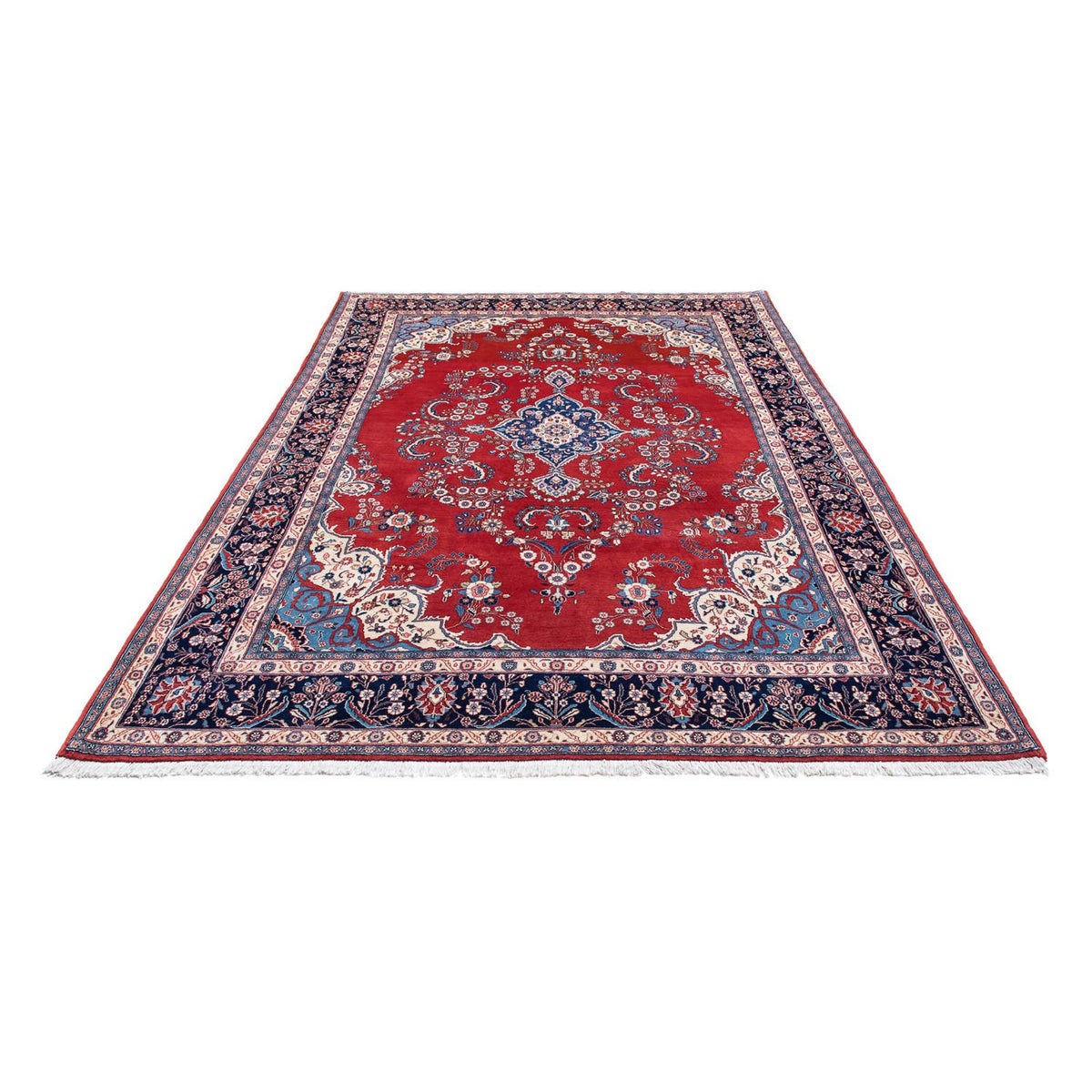 Tapis persan - Keshan - 315 x 210 cm - rouge foncé