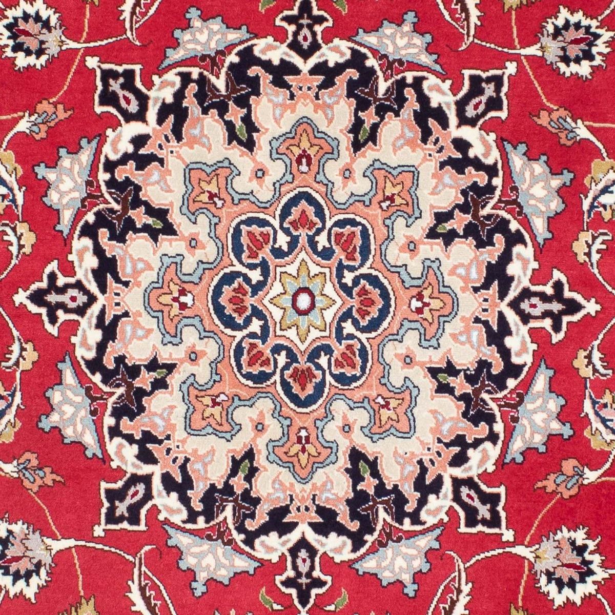 Tapis persan - Tabriz - 201 x 151 cm - rouge