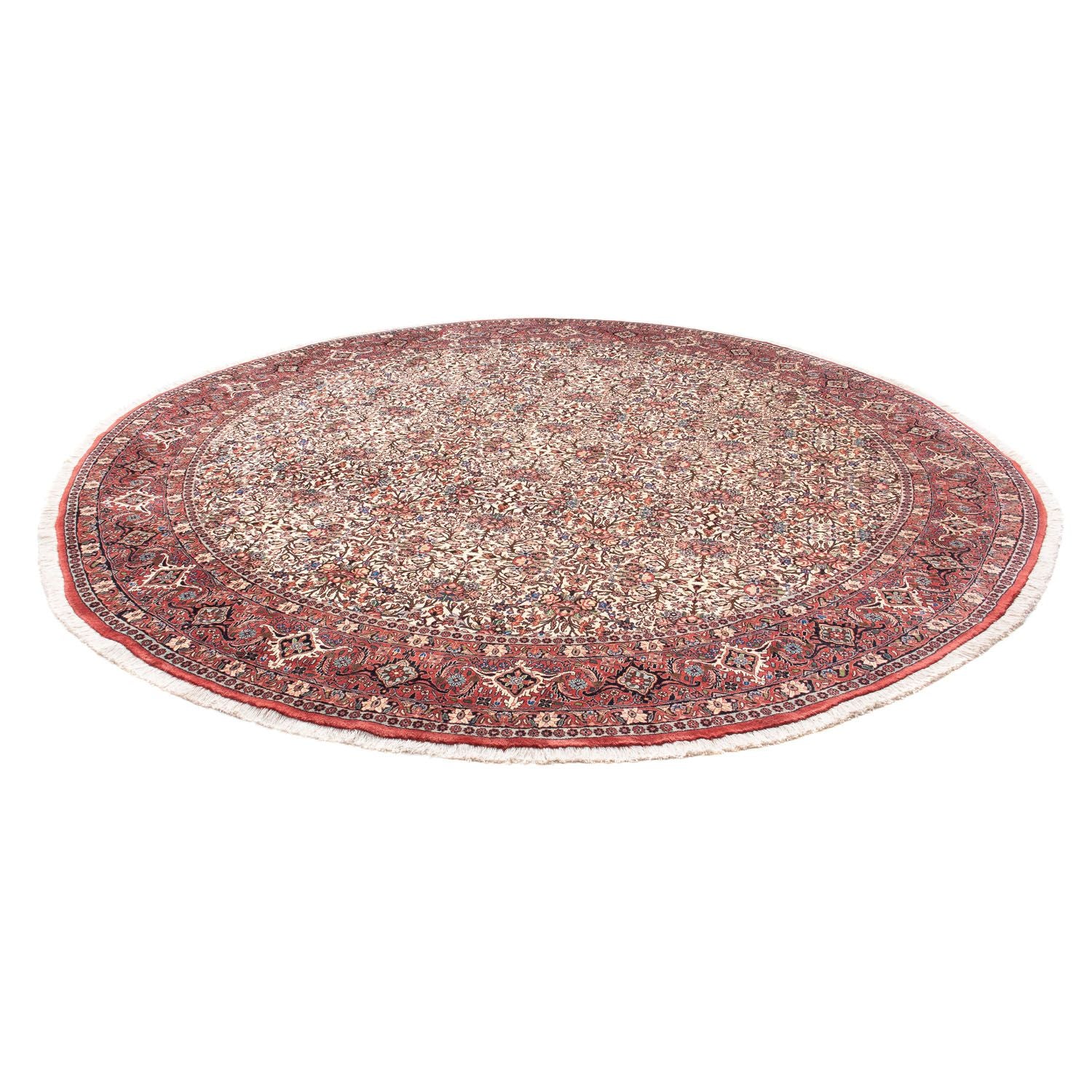Tapis persan - Bidjar ronde  - 300 x 300 cm - beige