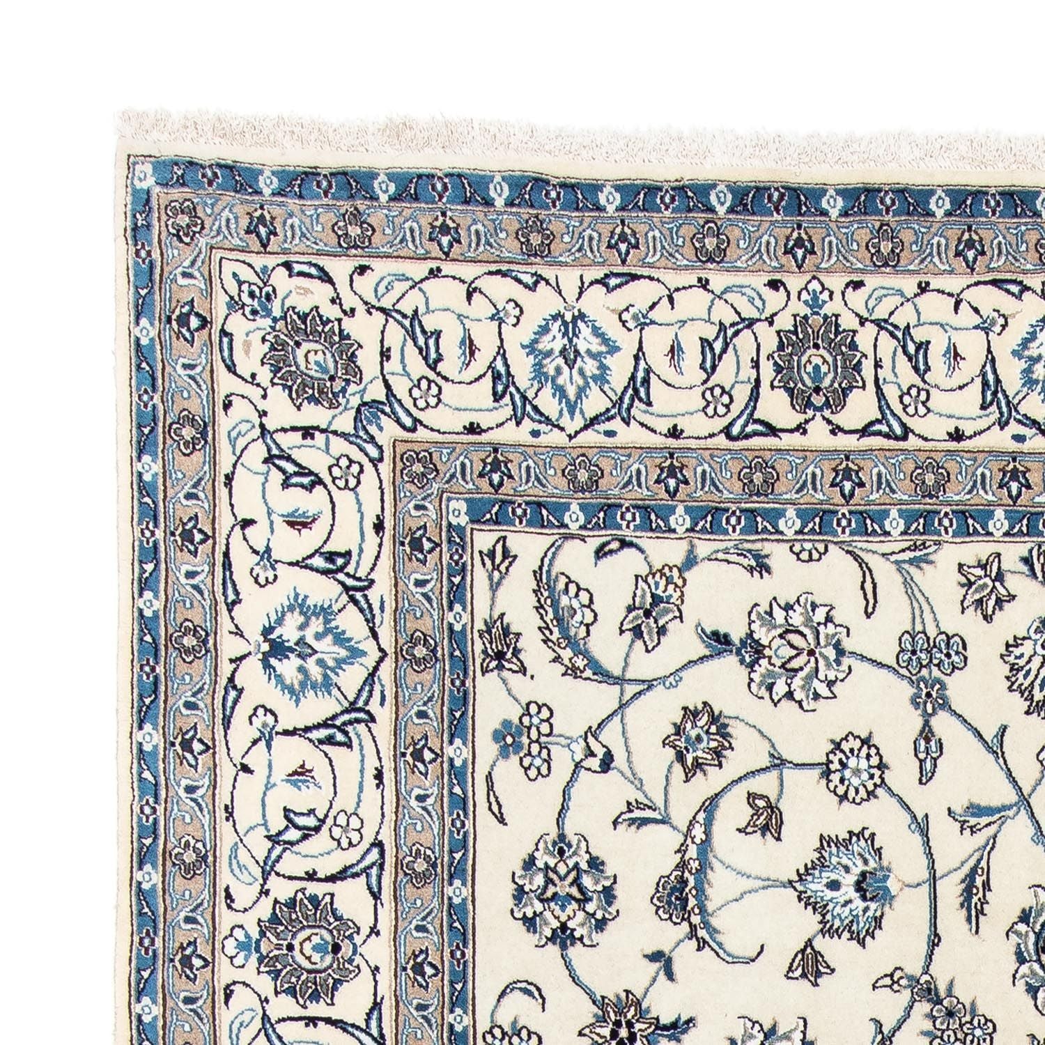 Tapis persan - Nain - Royal - 298 x 200 cm - beige