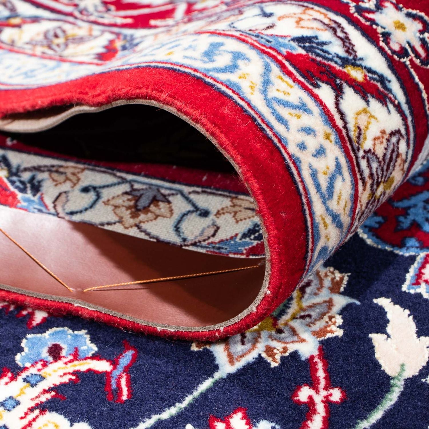 Tapis persan - Isfahan - Premium - 243 x 159 cm - rouge foncé