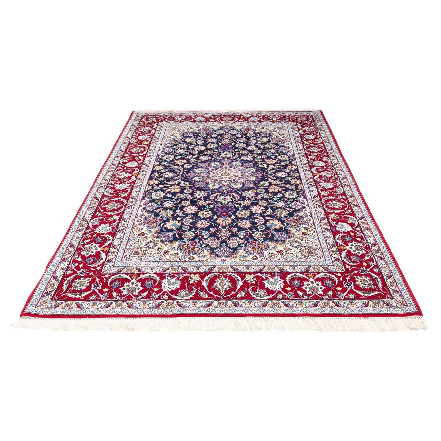 Tapis persan - Isfahan - Premium - 243 x 159 cm - rouge foncé