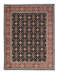 Tapis persan - Tabriz - Premium - 205 x 154 cm - bleu foncé