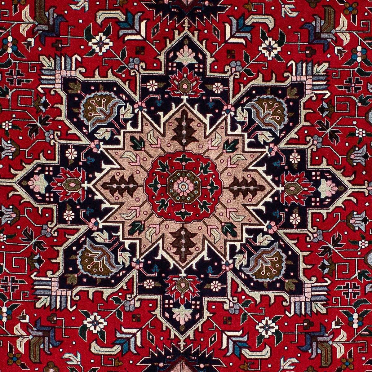 Tapis persan - Tabriz - Royal - 200 x 153 cm - rouge