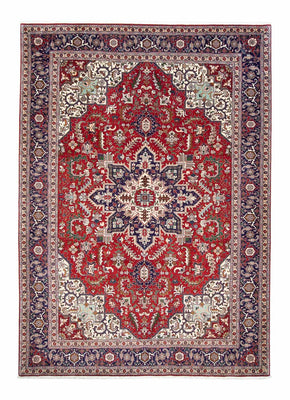 Tapis persan - Tabriz - Royal - 297 x 204 cm - rouge foncé