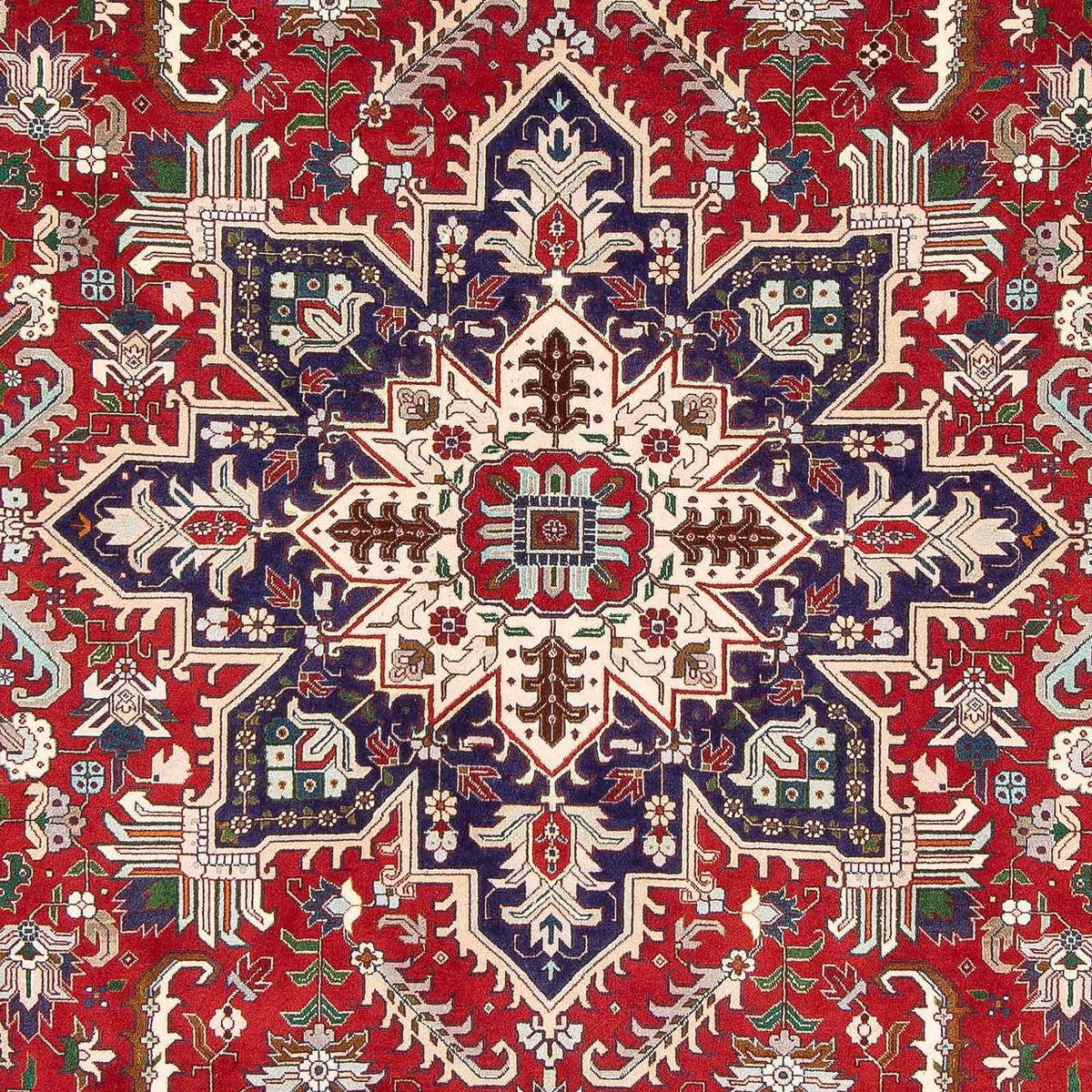 Tapis persan - Tabriz - Royal - 297 x 204 cm - rouge foncé