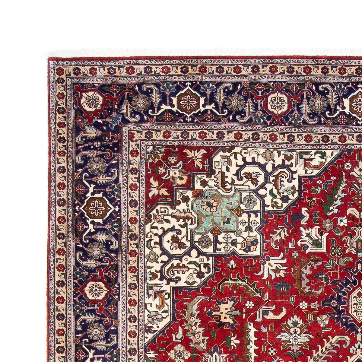 Tapis persan - Tabriz - Royal - 297 x 204 cm - rouge foncé